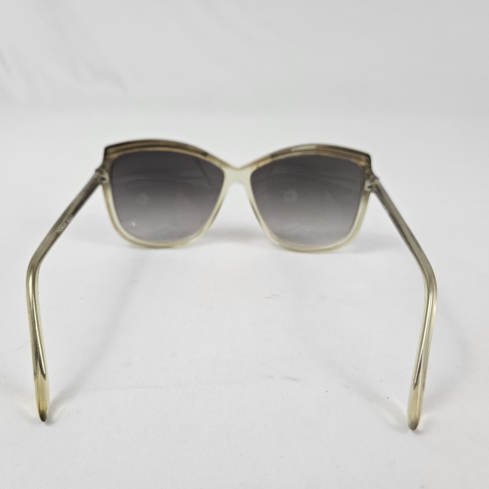 Cool Ray Sunglasses Oversized Clear Gold Butterfly Retro 1980's Vintage - Picture 6 of 13